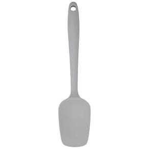 Espátula Colher De Silicone Cinza Mimo Sn23408
