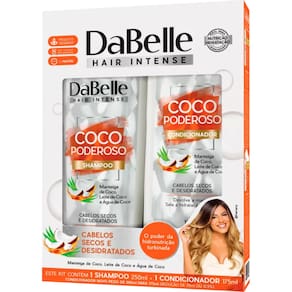 Shampoo e Condicionador DaBelle Coco Poderoso