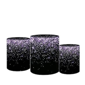 Trio De Capas Cilindros 3D Sublimado Efeito Glitter Fcc-387