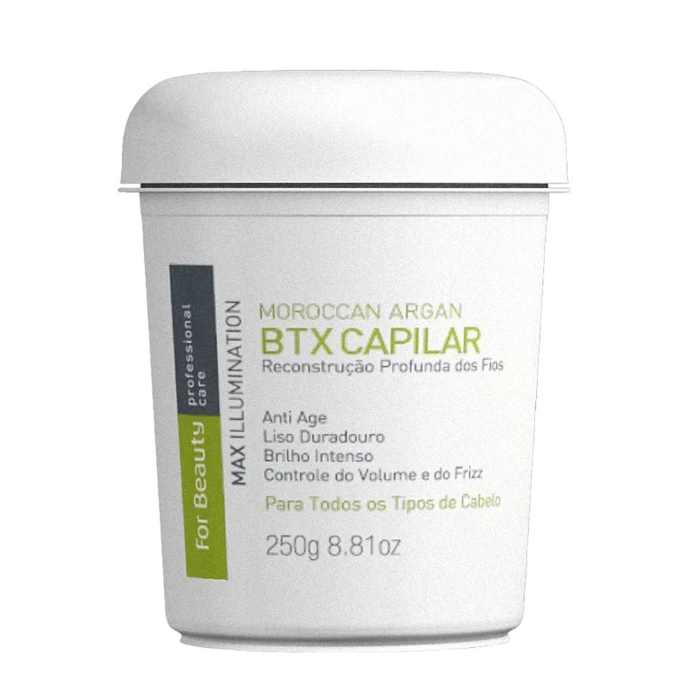 Btx Moroccan Argan Capilar Max Illumination For Beauty 250g