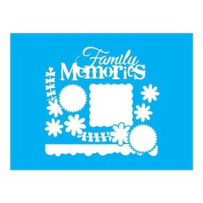 Stencil Tamako Family Memories - 15X20Cm - Ref A3543