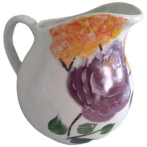 Jarra Porcelana Decorada Artesanal 1,5 Litro