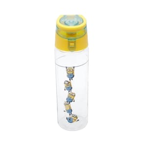 Garrafa Plástica Super Lid Minions Rope Amarelo 350 Ml