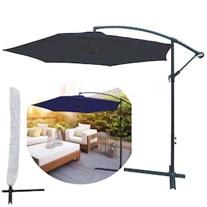 Ombrelone Guarda Sol Grande Lateral 3 Metros Importway IWOBLC3 Azul com Capa