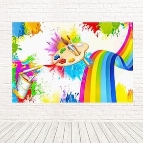Painel Retangular 3D Sublimado Pintando 7 2,0X1,5 Frt-5238