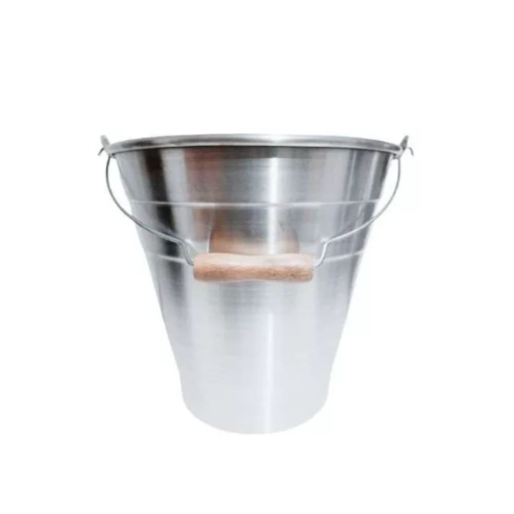 Balde de Aluminio grande para Roupas 16 litros