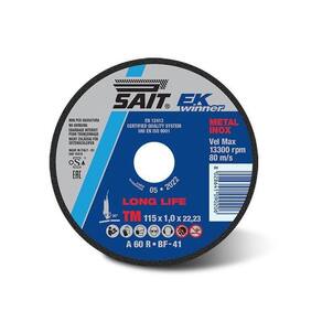 Disco De Corte Inox 115 X 1,0 X 22,2Mm A60R - Sait