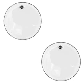 Kit 2 Pele Bateria Bumbo 22” Duplo Filme Luen Dudu Portes Double Clear PL11027N
