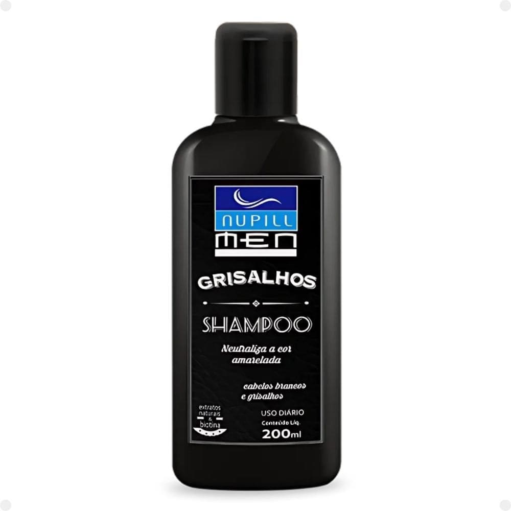 Shampoo Nupill Men Grisalhos 200ml