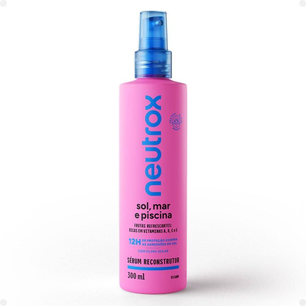 Spray Sérum Reconstrutor Neutrox Sol, Mar e Piscina 300ml