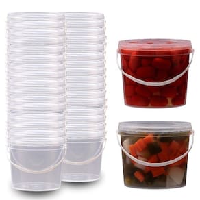 Balde Transparente Para Lembrancinhas 20 Pçs