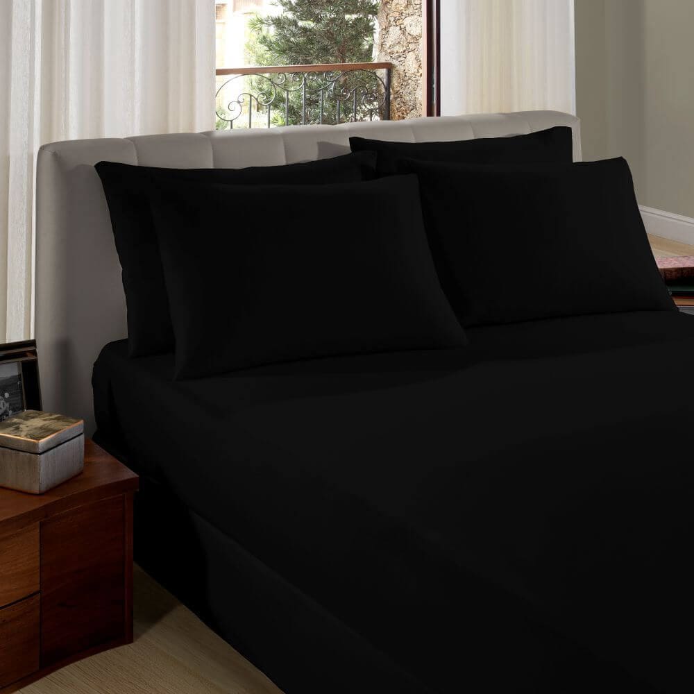 Lençol com Elástico Queen Liso 1,58cm x 1,98m x 30cm - Sul Brasil