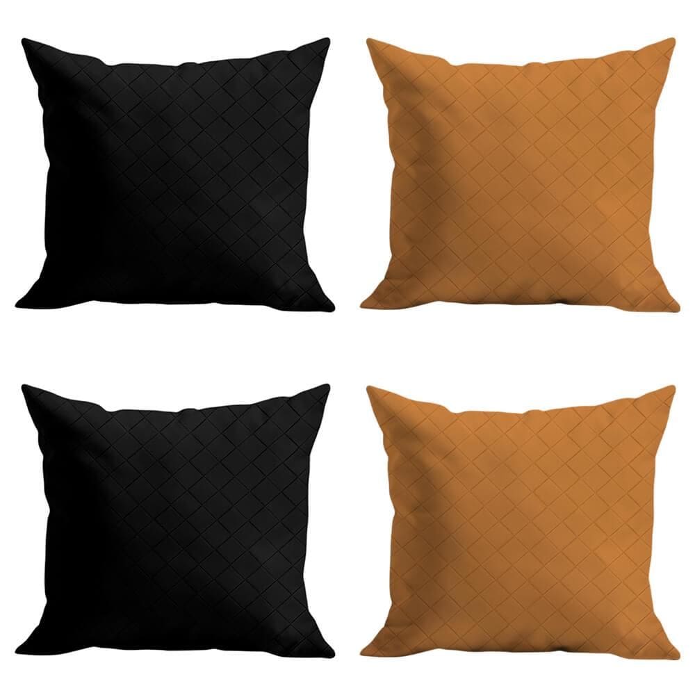 Kit Capas de Almofada Courino 43cm x 43cm 4 peças - Rio Home