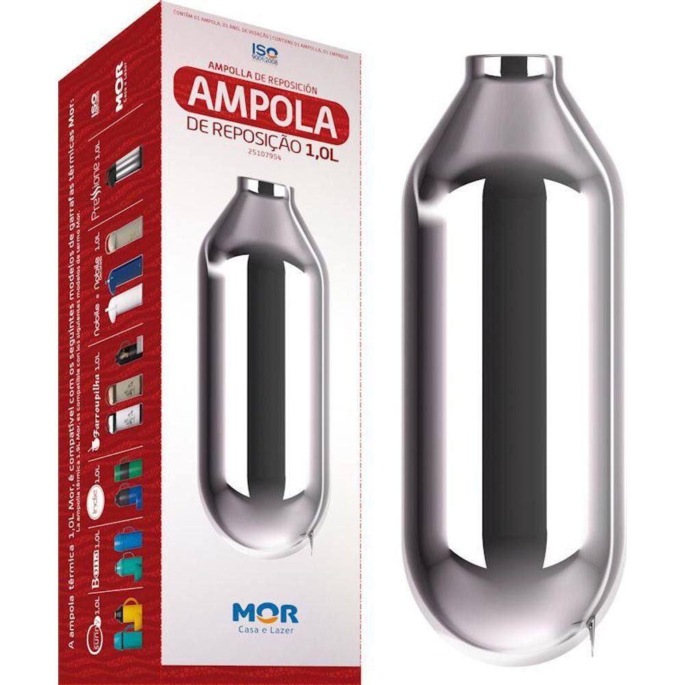 Ampola De Reposição Mor Garrafa Térmica 1.0L