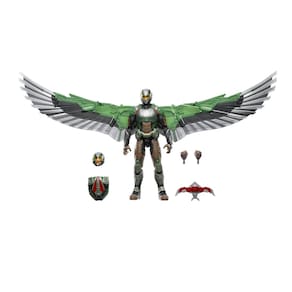 Boneco de ação colecionável de luxo de 6 polegadas da série Falcon, Capitão América: Admirável Mundo Novo