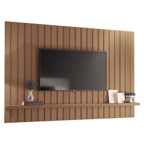 Painel para TV Link 2.0 Castanho - HB Móveis