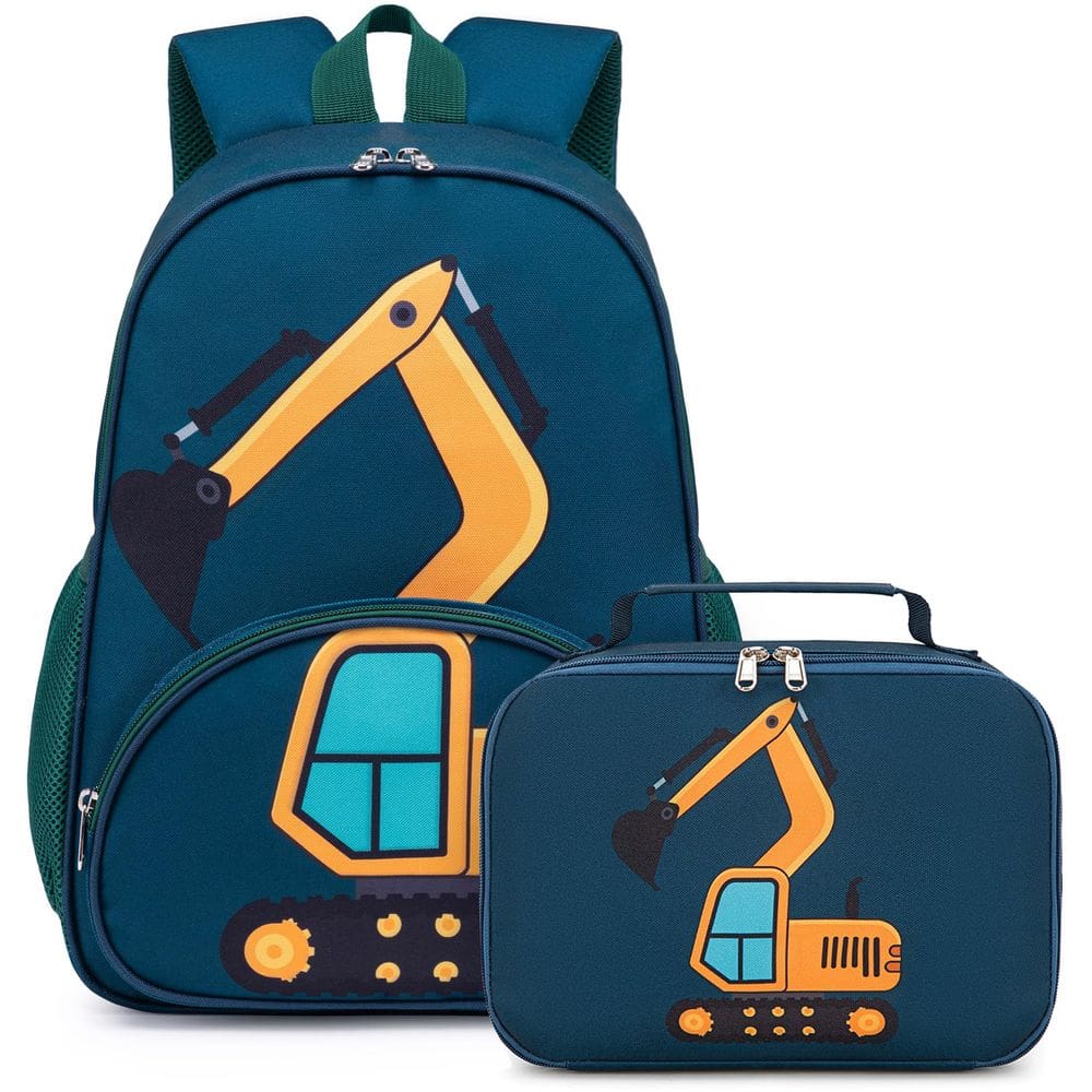 Mochila LOIDOU Toddler Boys de 15 polegadas com lancheira de 3 a 8 anos