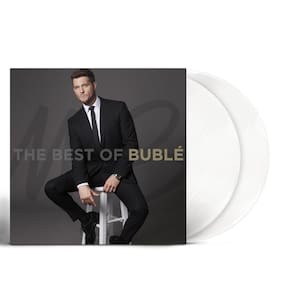 Álbum de vinil Reprise The Best Of Bublé 2LP em vinil branco