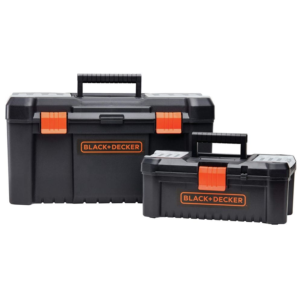 Pacote de caixa de ferramentas Beyond da BLACK+DECKER de 19 cm e 12 cm (BDST60129AEV)