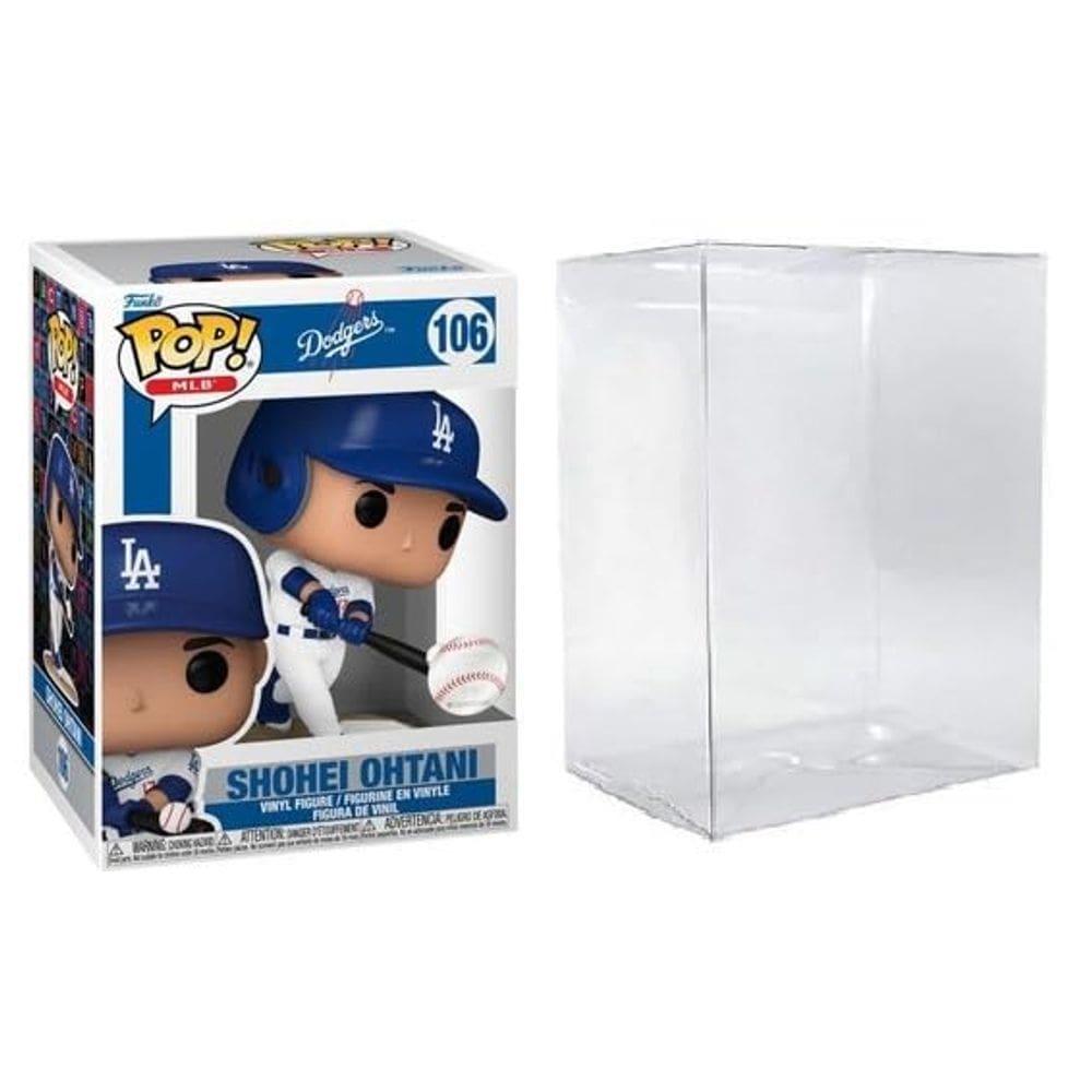 Boneco de vinil Funko Pop! Shohei Ohtani #106 com capa protetora