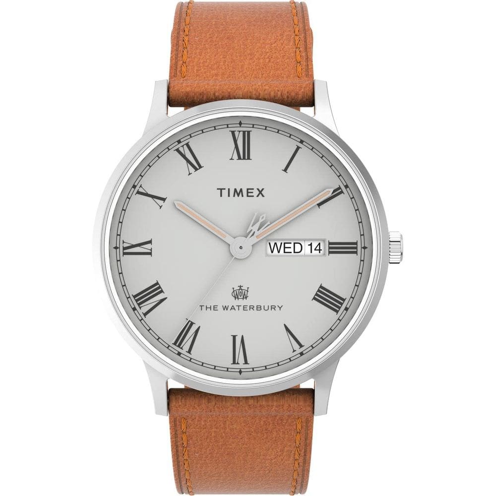Relógio Timex Waterbury Classic, estojo de 40 mm, mostrador cinza para homens