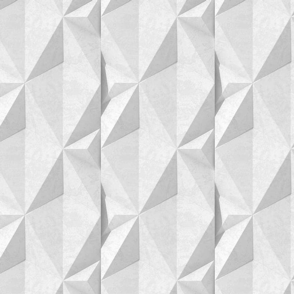 Papel De Parede 3D Losango Vertical Autocolante Sala Quarto