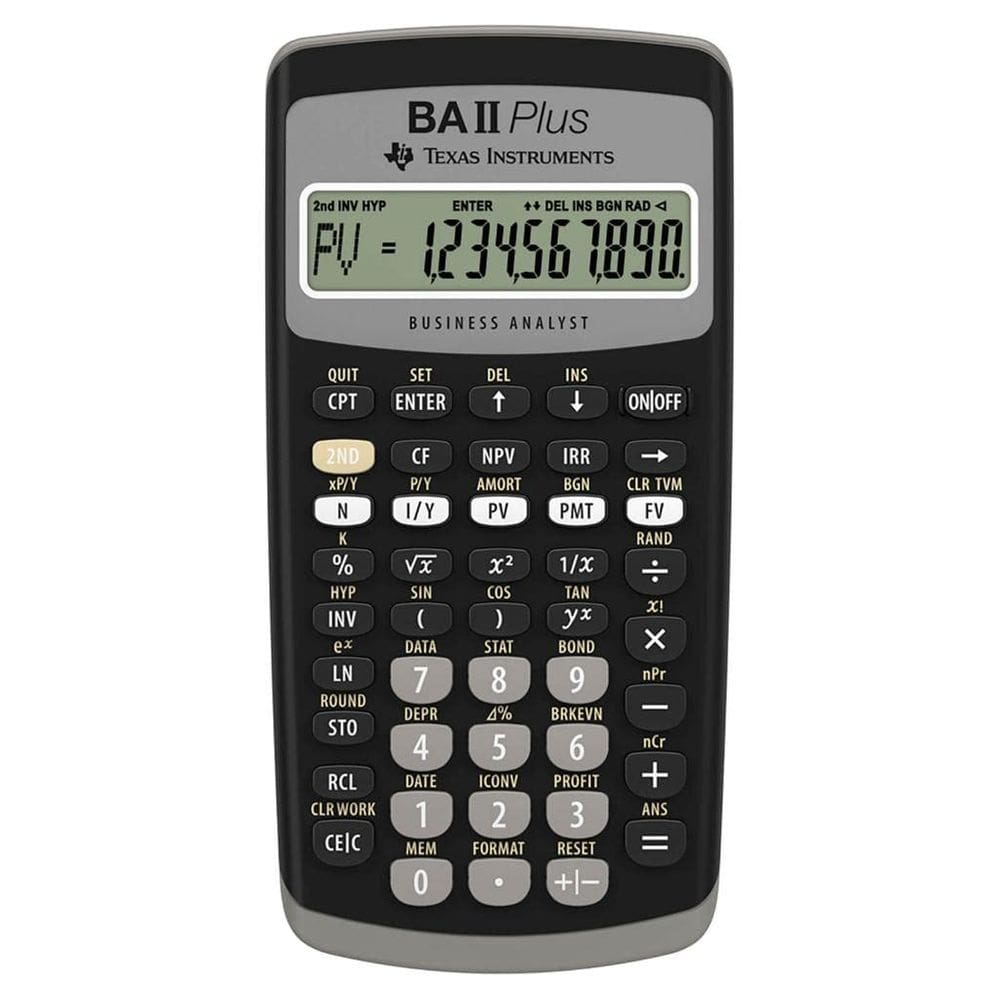 Calculadora financeira Texas Instruments BA II Plus