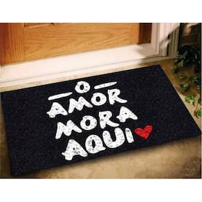 Tapete Capacho O Amor Mora Aqui 60X40