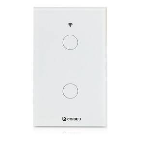 Interruptor Wi-Fi Inteligente Touch Rf333 2 Botões