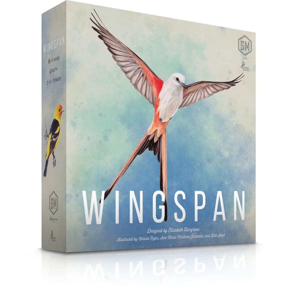 Jogo de Tabuleiro Stonemaier Games Wingspan Base 1-5 jogadores 14+