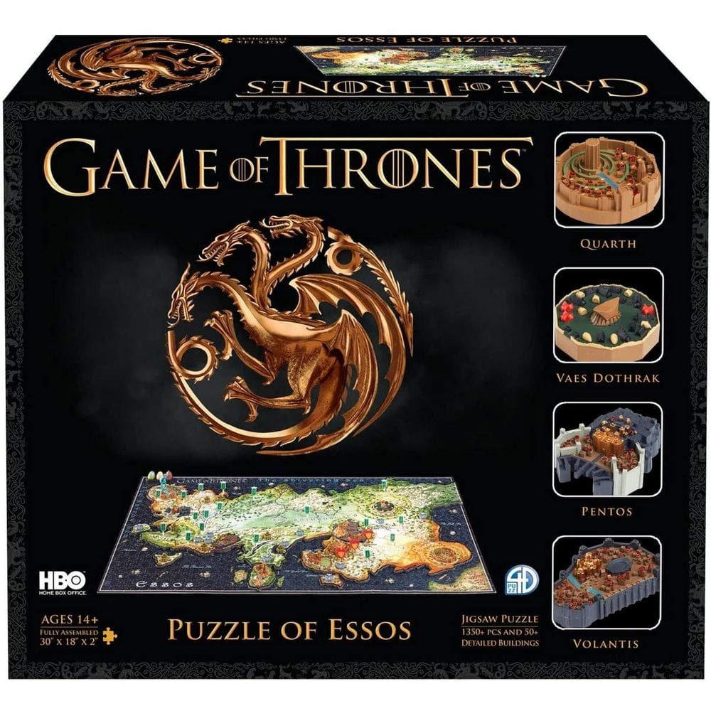 Quebra-cabeça 4D Cityscape Game of Thrones Essos 1400 peças