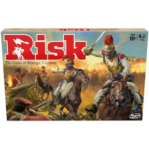Jogo de tabuleiro Hasbro Risk Strategy para 2 a 5 jogadores com mais de 10 anos