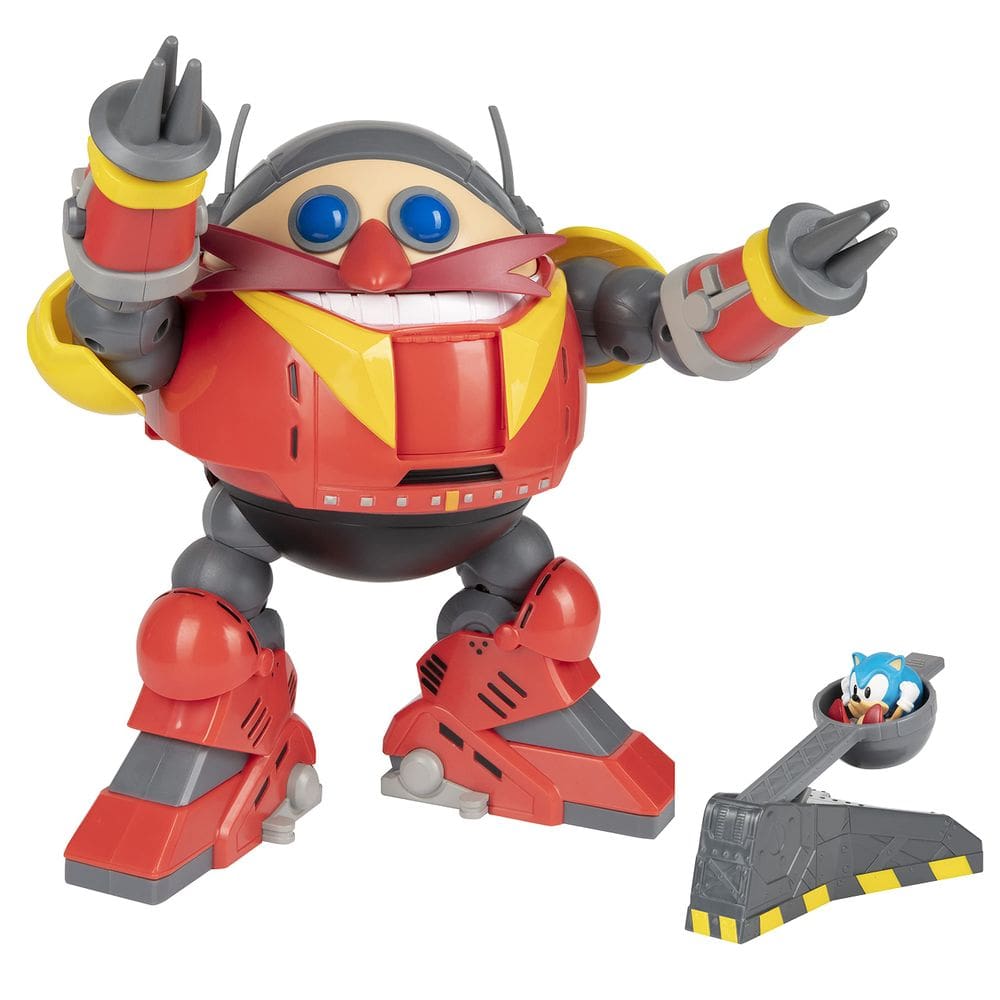 Conjunto de batalha Toy Sonic The Hedgehog Giant Eggman Robot