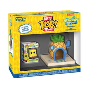 Funko Bitty Pop! Towns Spongebob And Pineapple Hause: Spongebob And Gary