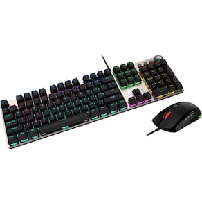 Conjunto de teclado e mouse MSI Forge GK310 Combo RED US