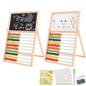 Abacus Ranqibo Wooden para crianças, matemática com números magnéticos