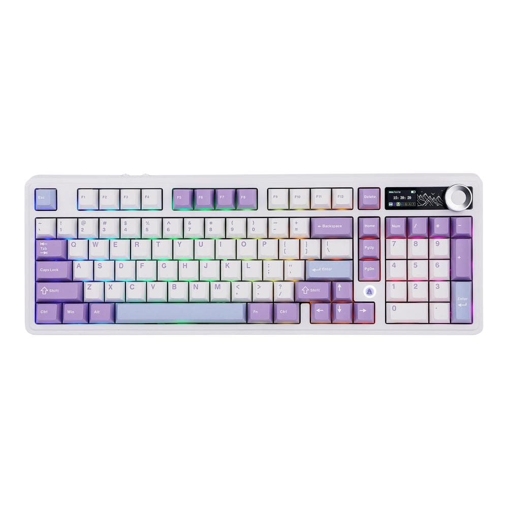 Teclado mecânico MechLands AJAZZ AK980 BT5.0/USB-C/2,4 GHz