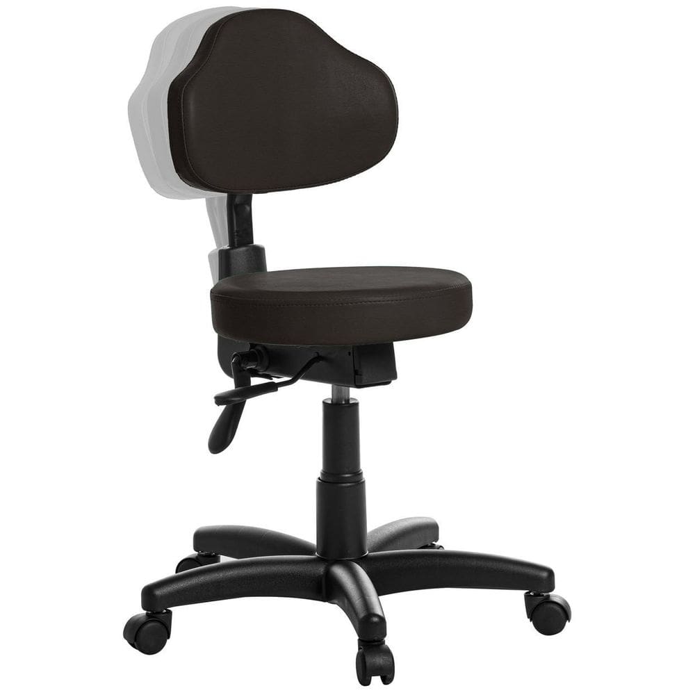Mocho Ergonômica Estética Clinica Plus Rce Marrom Café