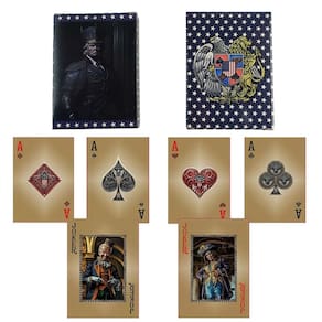 Cartas de baralho de poker J-Gottpool Trump Family Premium Deck