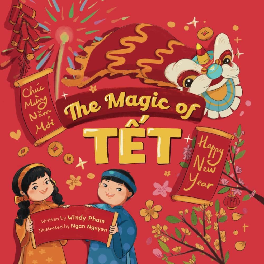 Livro A Magia do Ano Novo Lunar Vietnamita Bilíngue