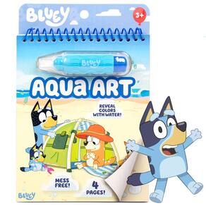 Water Reveal Activity Pad Horizon Group USA Bluey Aqua Art
