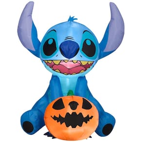 Decoração de Halloween inflável com ponto Airblown Stitch com 90 cm de altura