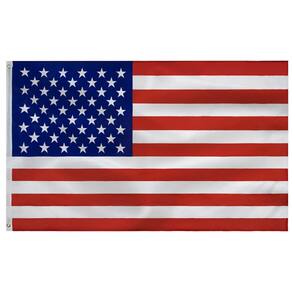 Bandeira TCTOHZNG EUA Americana 90x150cm Poliéster 3x5 FT