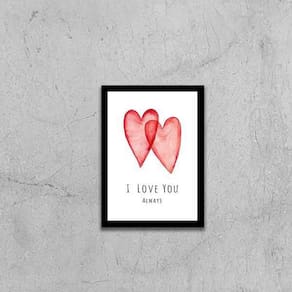 Quadro I Love You Always 24X18Cm