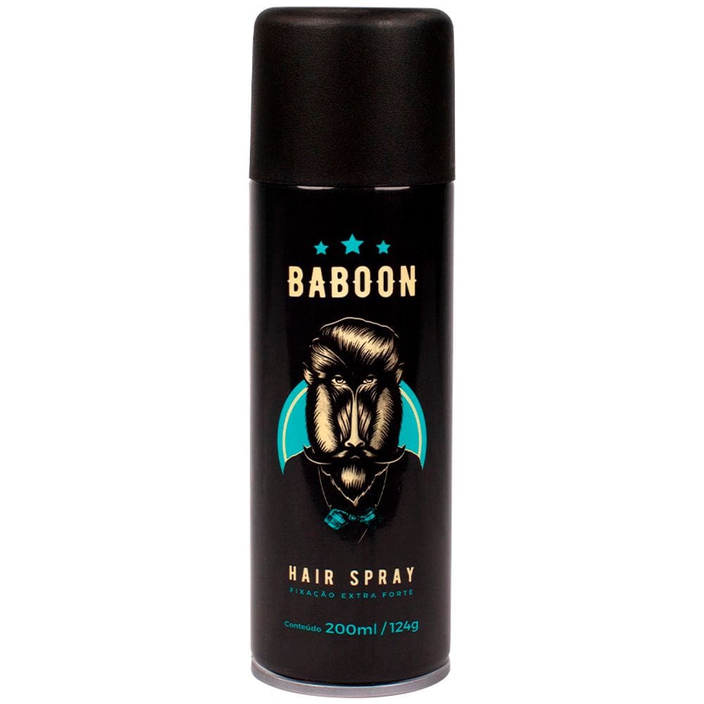Hair Spray para Cabelo Fixação Extra Forte 200mL Baboon
