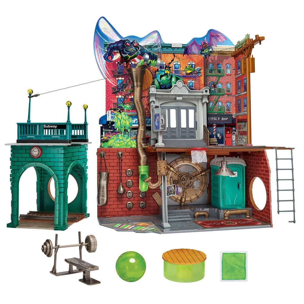 Conjunto de jogos Teenage Mutant Ninja Turtles Mutant Mayhem Sewer Lair