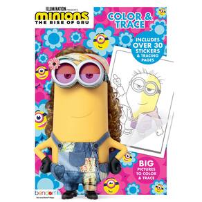 Livro de atividades Despicable Me Minions Rise of Gru 48 páginas