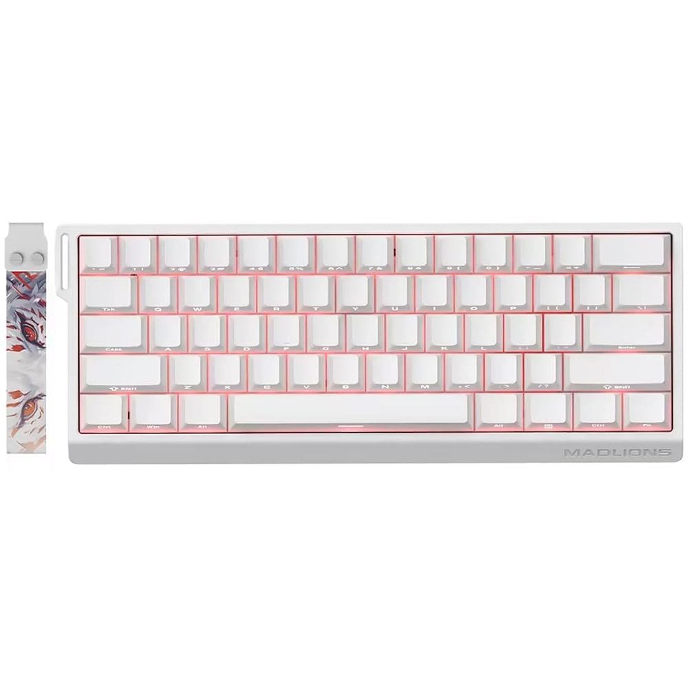 Teclado para jogos Hykekit x FGG MADLIONS MAD 60 HE RGB 60%