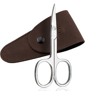 Tesoura MarQus Cuticle Manicure Curved Blade Nail Brown