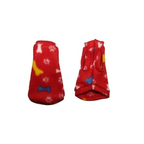 Roupa De Cachorro Filhote - Vermelho De Ossinho